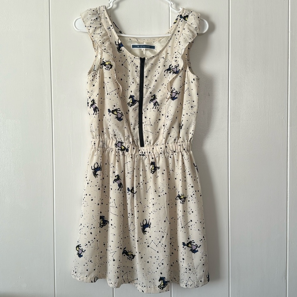 astrology cream dress